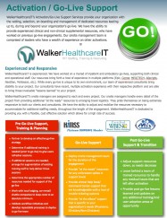 WalkerHealthcareIT Activation Solutions